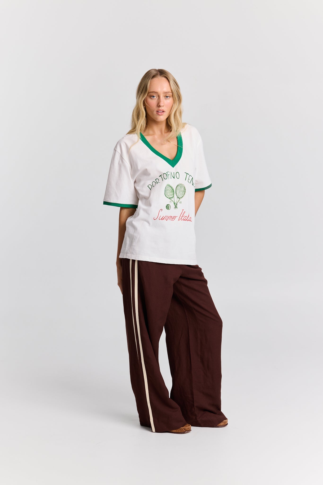 Portofino Tennis V-Neck Tee