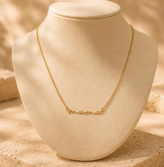 Mama Necklace | 18k Gold-Plated Waterproof Necklace