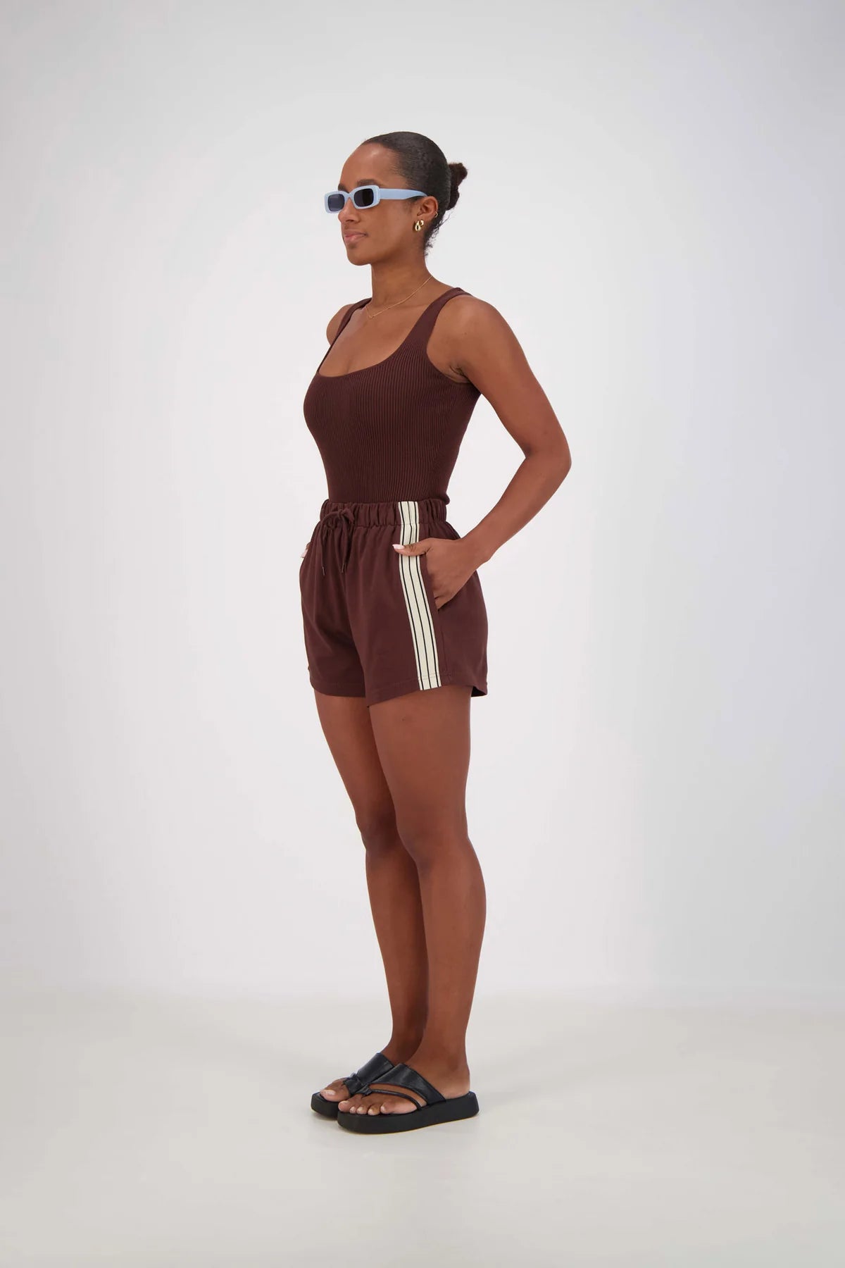 Panarea Shorts Brown