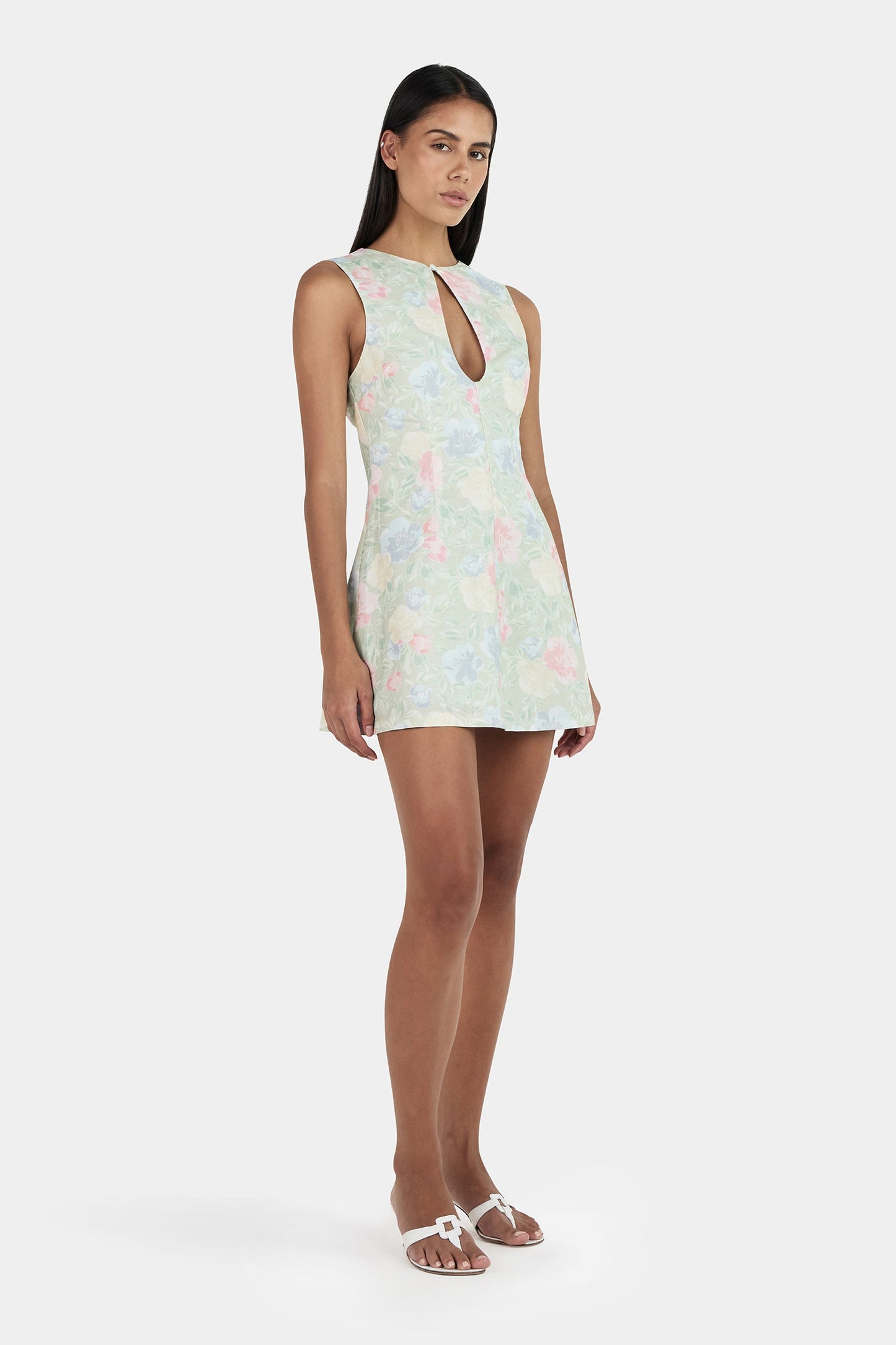 Nessa Linen Mini Dress
