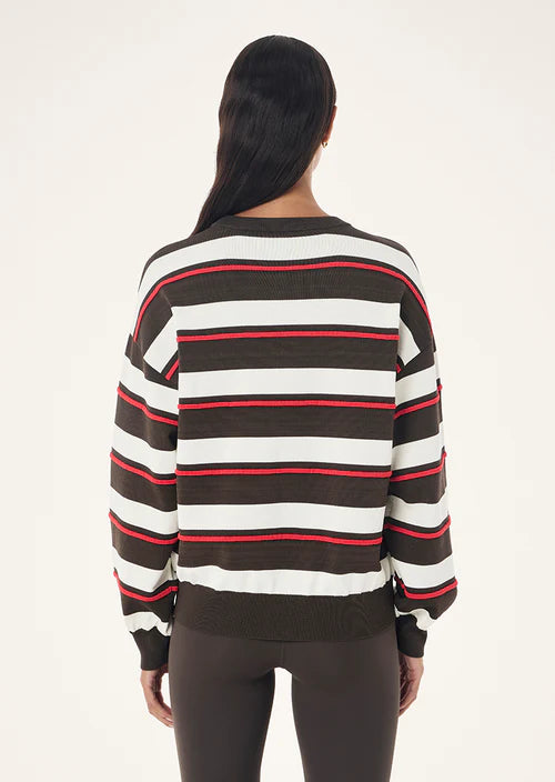 Retreat stripe sweater