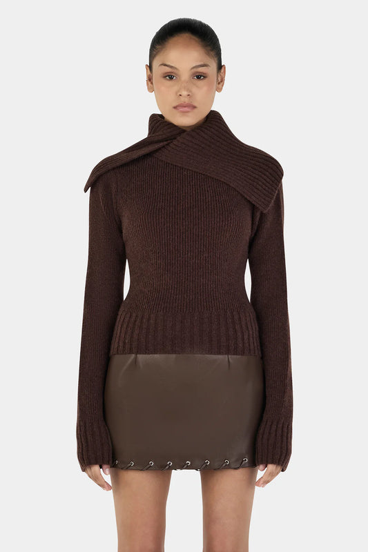 Roxanne Turtleneck Chocolate
