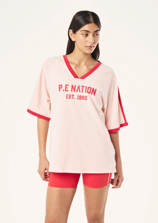 Spinout baseball tee