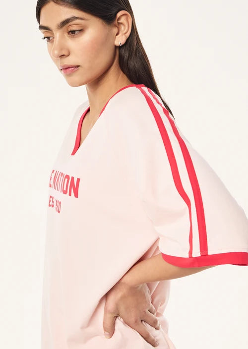 Spinout baseball tee