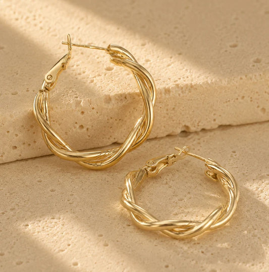 Sunspun Earrings | 18k Gold-Plated Waterproof Earrings