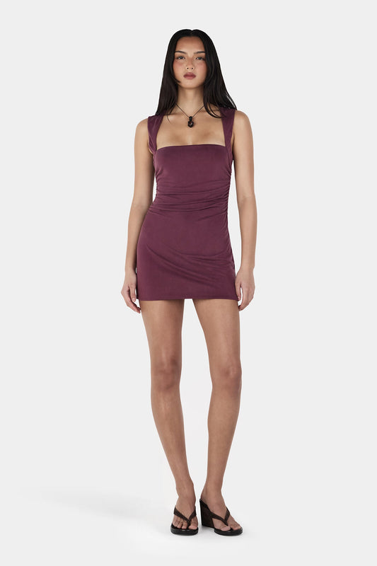 Tyla Mini Dress Plum