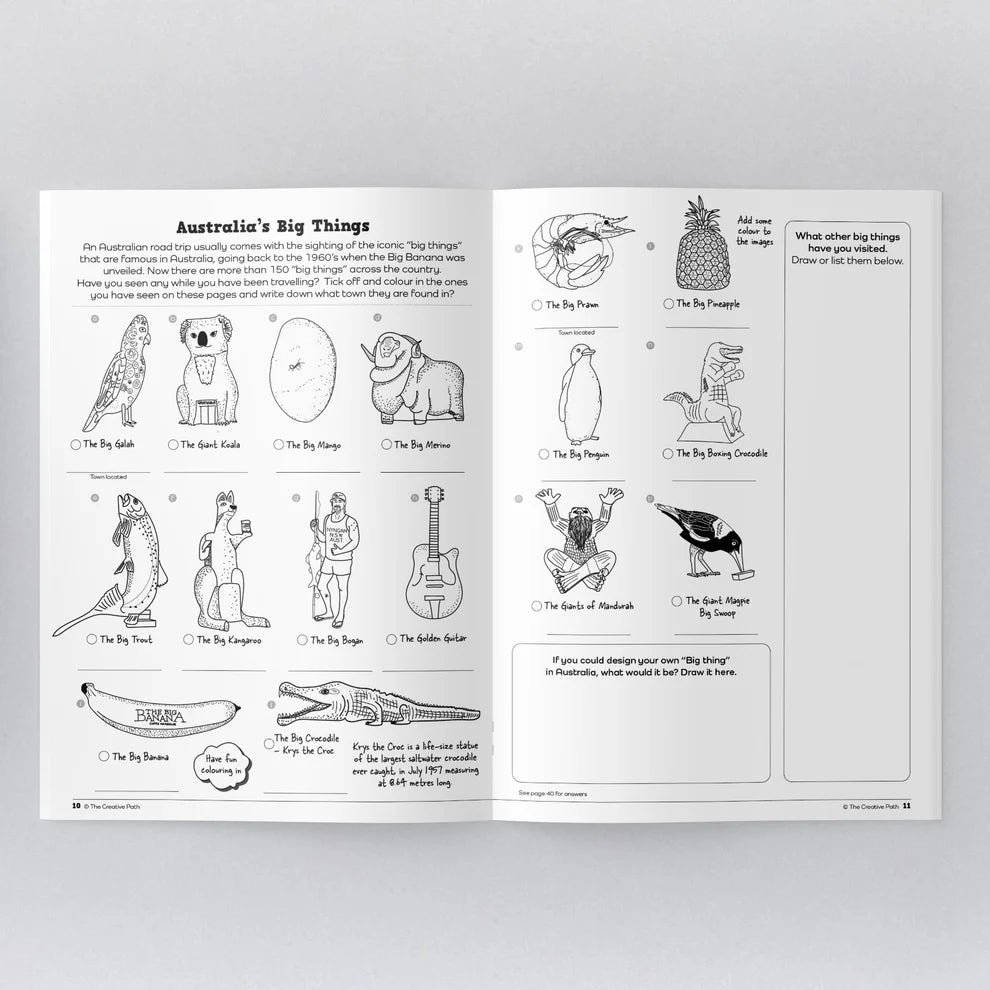Travel Activity Book