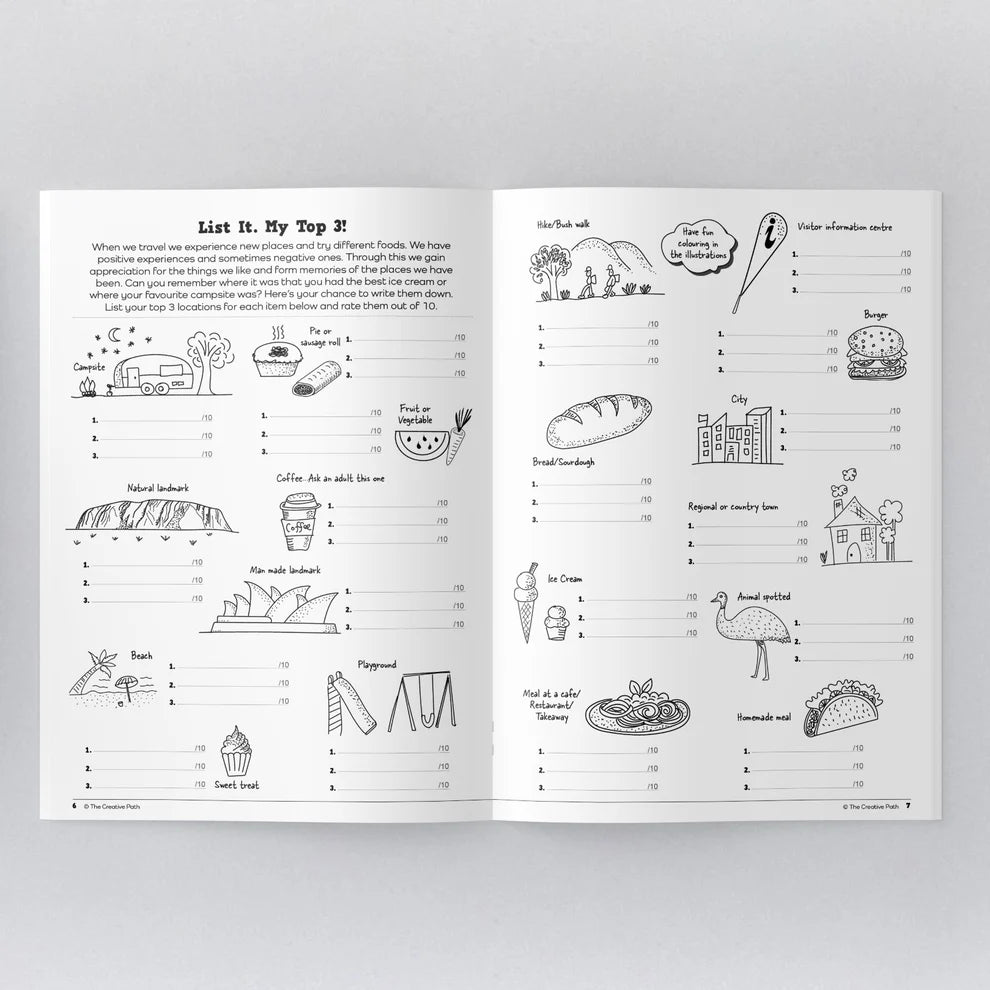 Travel Activity Book