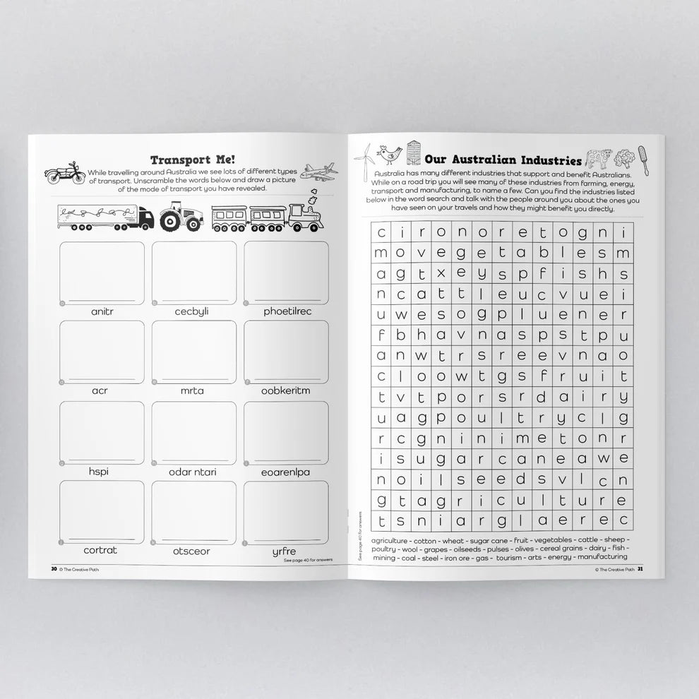 Travel Activity Book