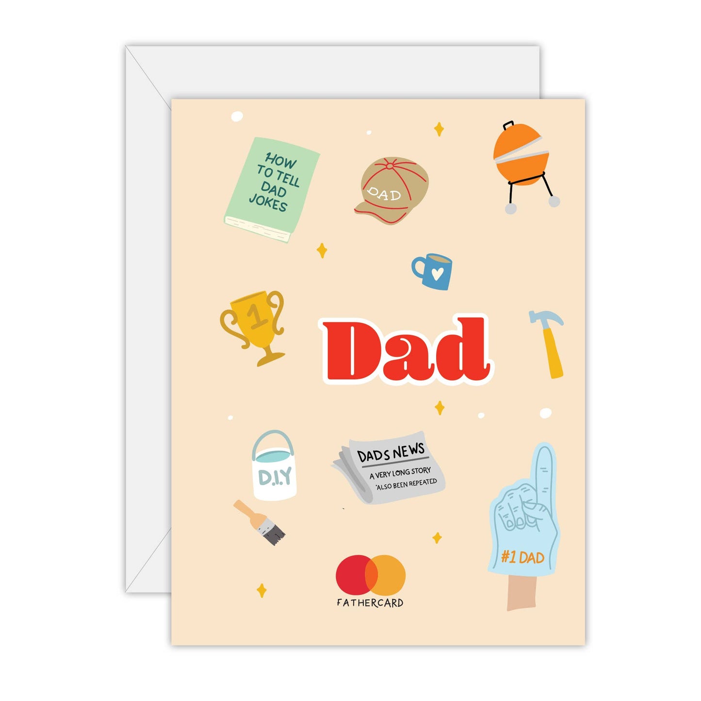 Dad - Fathers - Greeting Card: Rectange