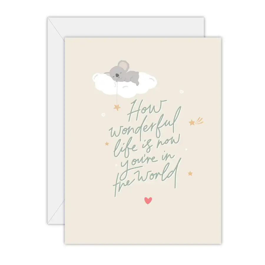How Wonderful Life Is - Greeting Card: Rectange
