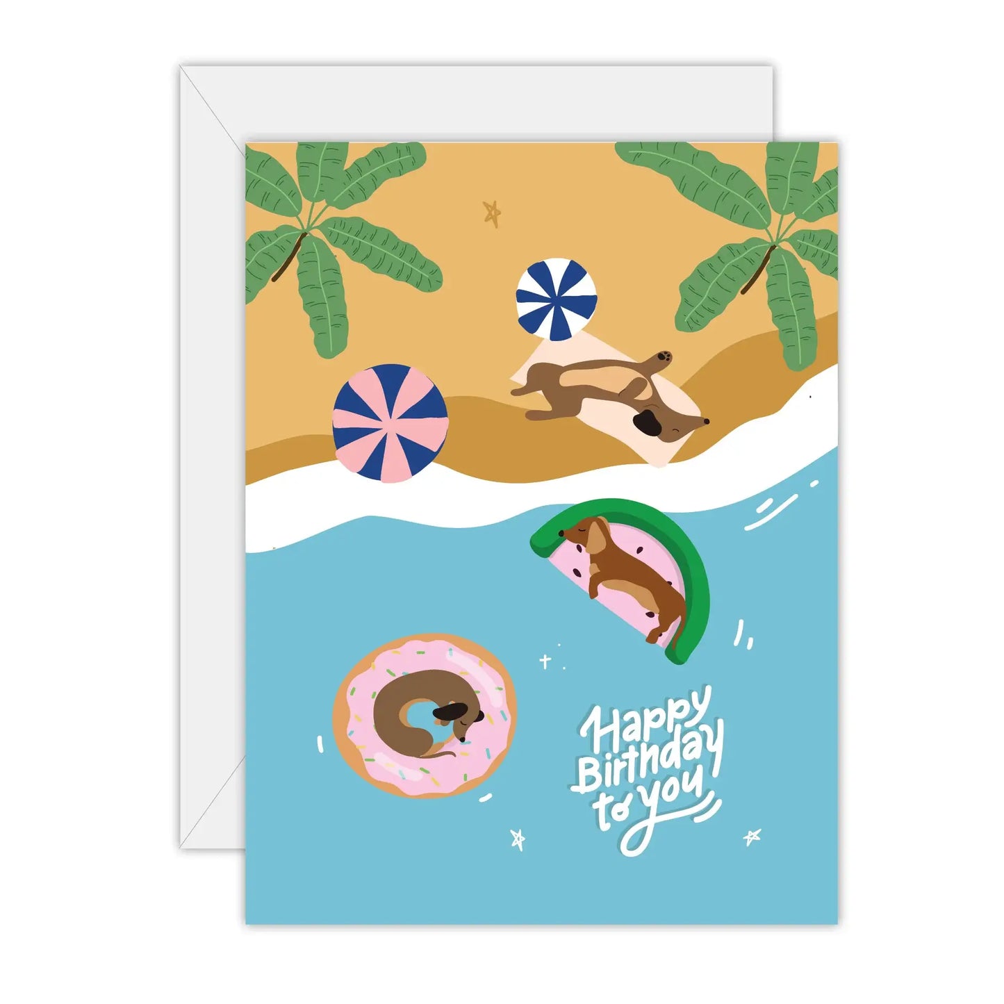 Sun, Sand & Sausage Dog: Rectange
